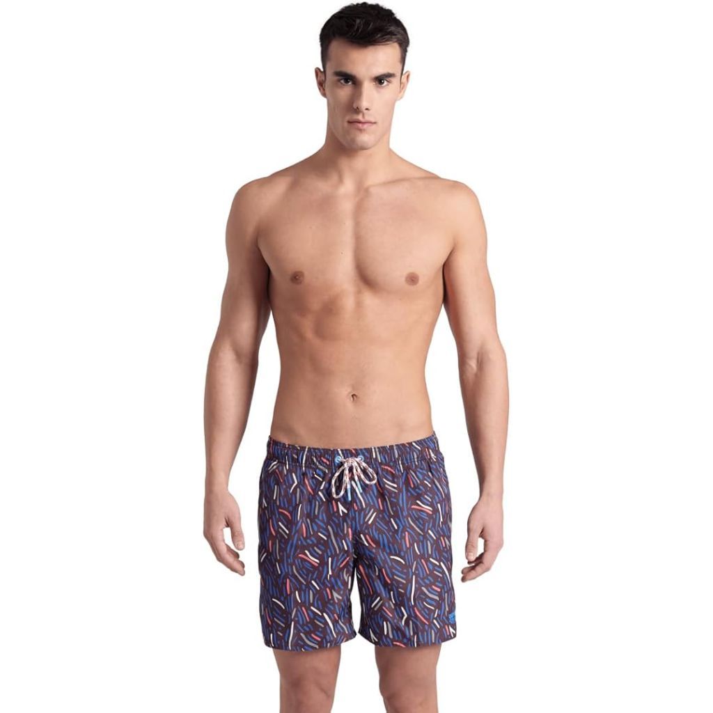 ARENA Men's Prints Allover Boxer Beach Shorts Pool Water Sports Swimming - XL