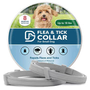 AMDEIUR Flea Collar for Dogs, Flea and Tick Collar for Small Dogs, People/FET/Plant Friendly - 2P