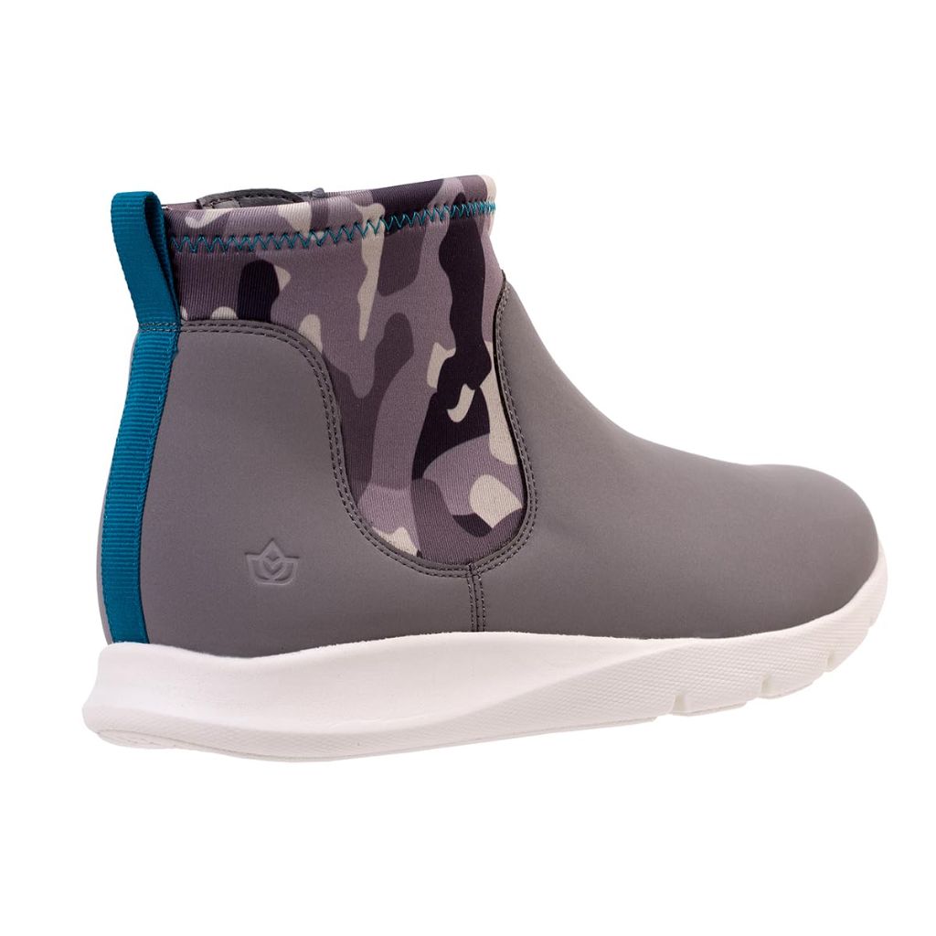 Spenco Women's Paddock Boot, Grey Camo - size 12W
