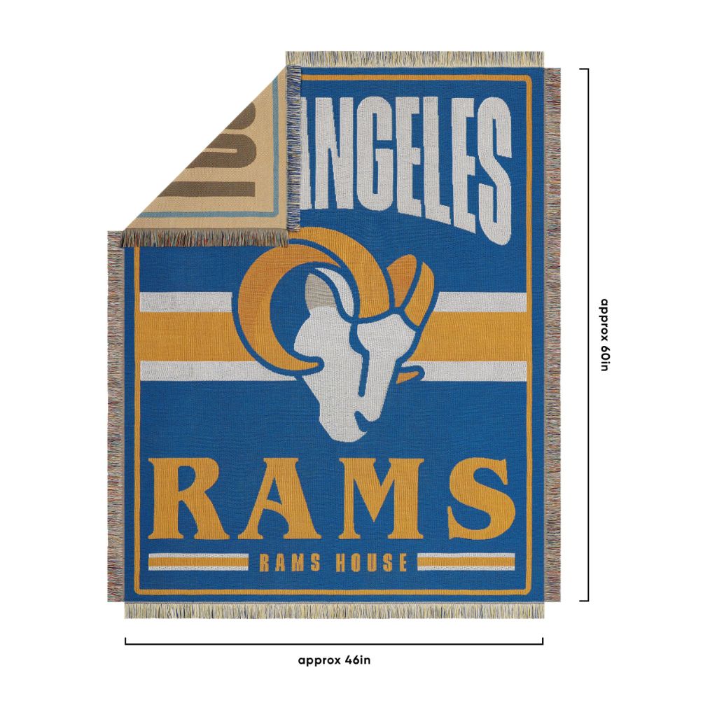FOCO Los Angeles Rams NFL Team Logo Woven Tapestry - 46" x 60"