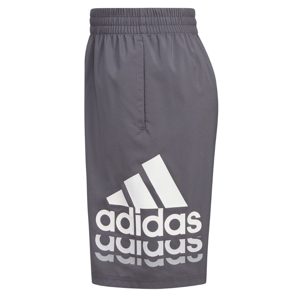 Adidas Boys' AEROREADY® Elastic Waistband Essential Woven Sportswear Shorts, Grey Five, 2T