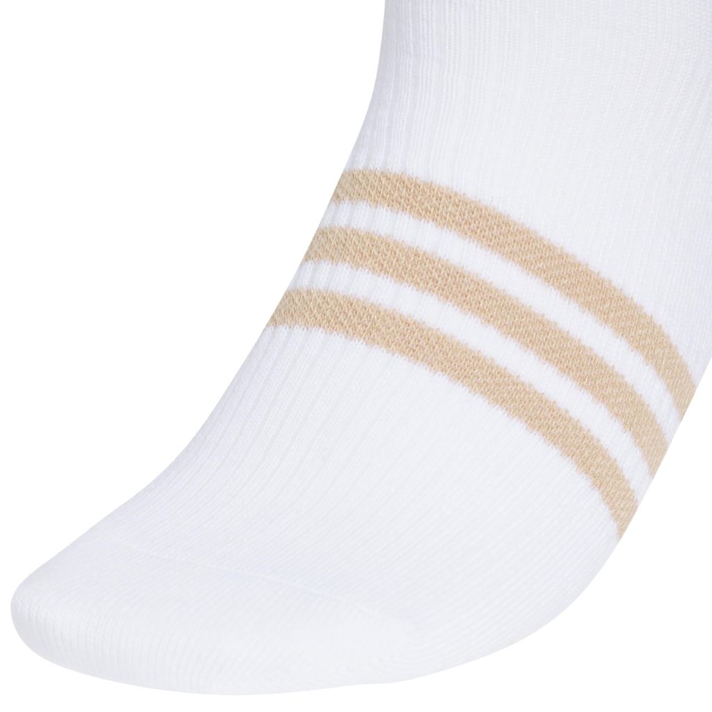 SZ M, adidas Women's Superlite Quarter Ankle Socks - White, Medium (6 Pairs)