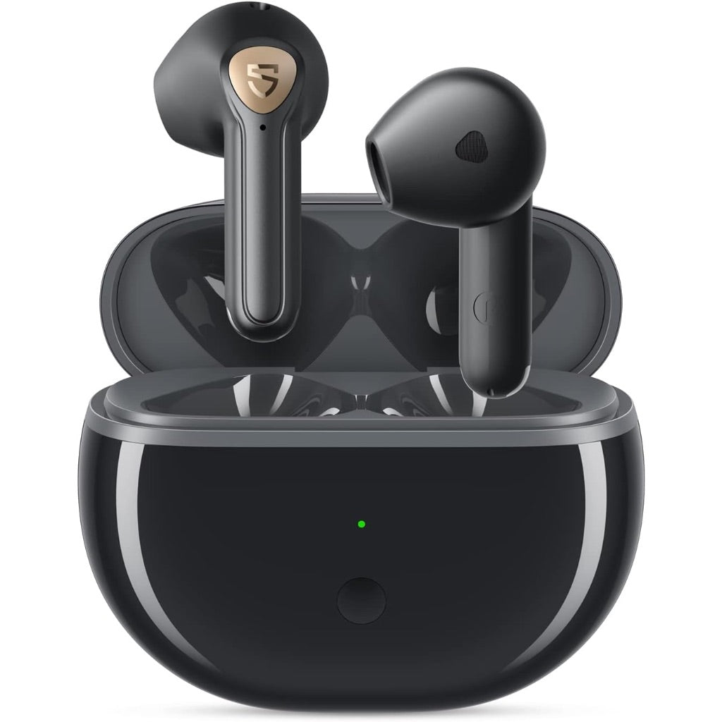 SoundPEATS True Wireless Earbuds, Air3 Deluxe HS Bluetooth 5.3 Headphones with 14.2mm Driver, 4 Mic Hi Res Audio LDAC Ear Buds, IPX4 Waterproof Stereo in Ear Detection Earphones, 20Hrs