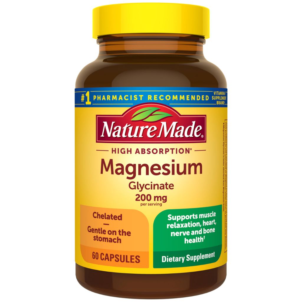 Nature Made Magnesium Glycinate 200mg - 60ct.