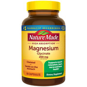 Nature Made Magnesium Glycinate 200mg - 60ct.