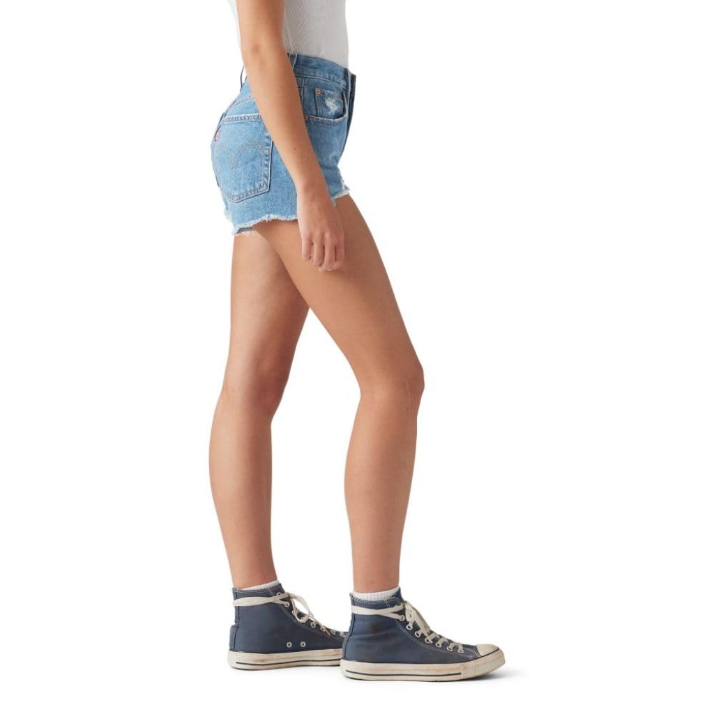 SZ 28, Levi's Women's Premium 501 Original Shorts, Athens Mid Short
