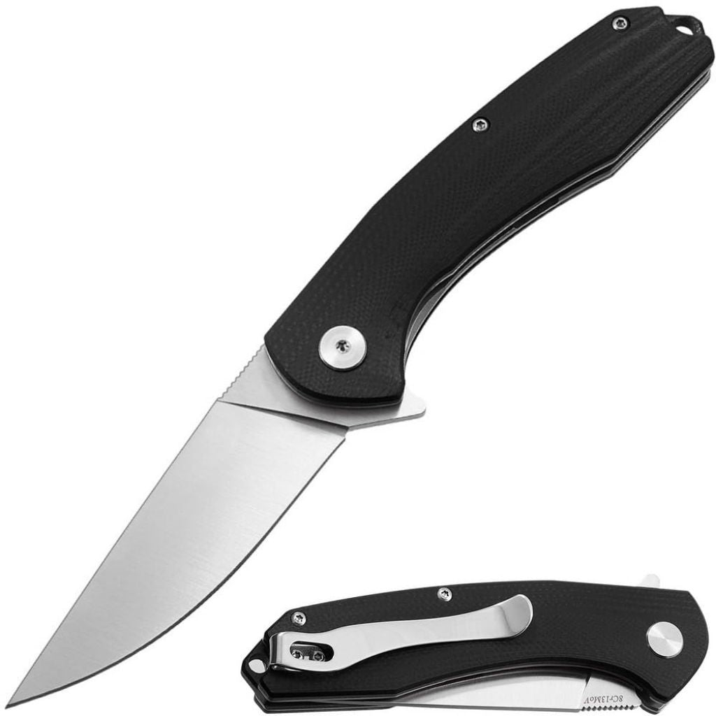 Grand Way Folding  Flipper Knife -Stainless Steel Blade | S-34