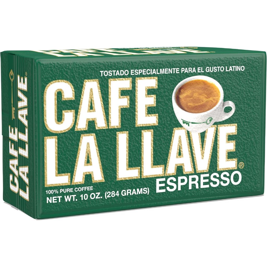 Café La Llave Espresso, Fine Grind, 10 Ounce Brick