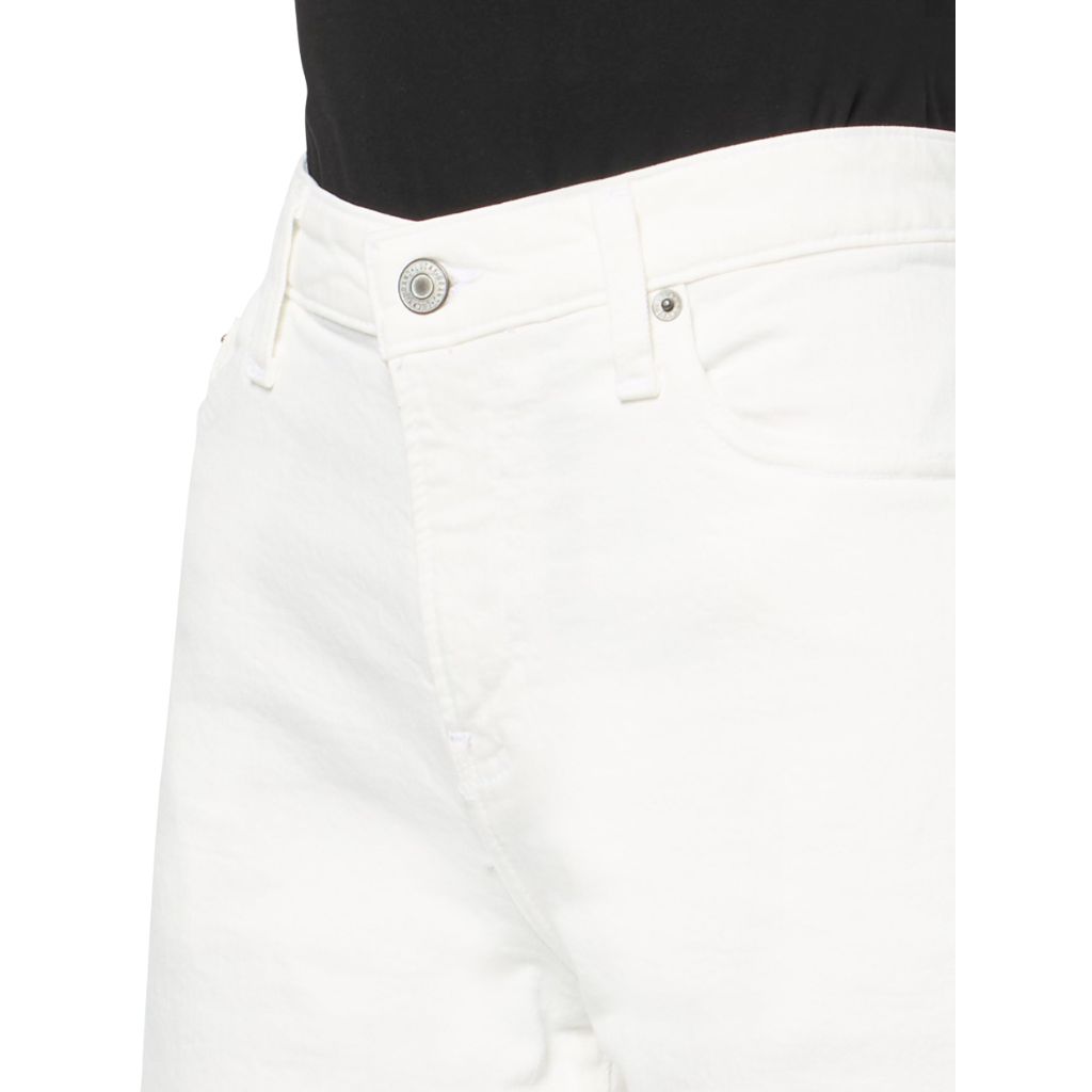 Lucky Brand Women's Loose Bermuda Shorts, White Lies Wash, 31W