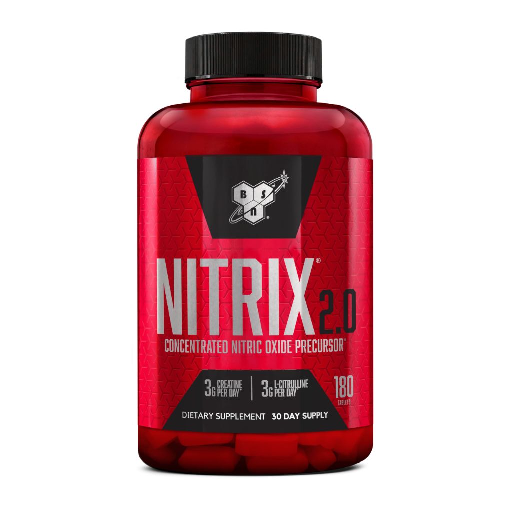 BSN NITRIX 2.0, Workout Supplement, 180 Tablets, 60 Servings