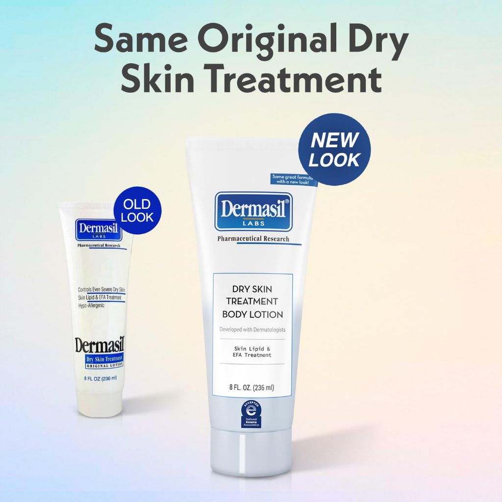Dermasil Labs Dry Skin Treatment Original Lotion, 8 oz (236 ml) - 1 Bottle