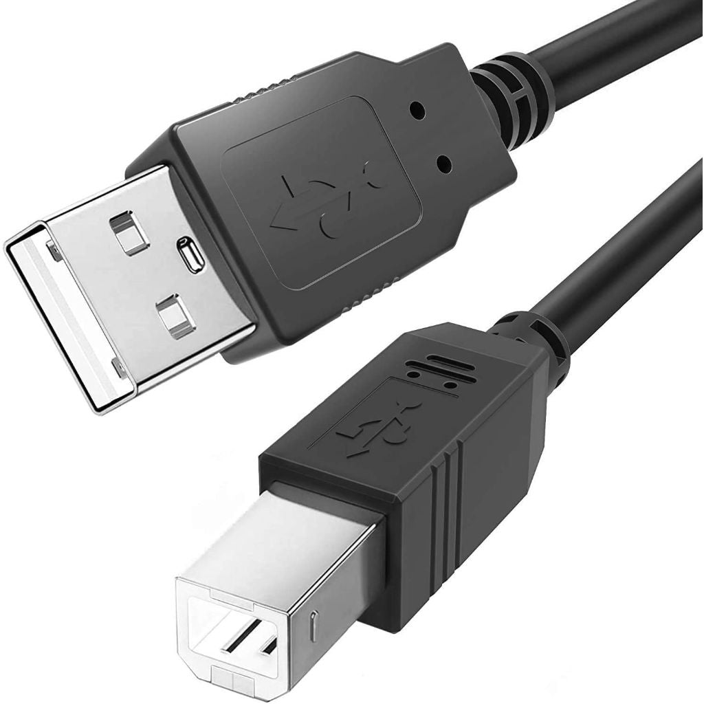 Ancable 15-Feet USB B MIDI Controller Cable Cord for Audio Interface