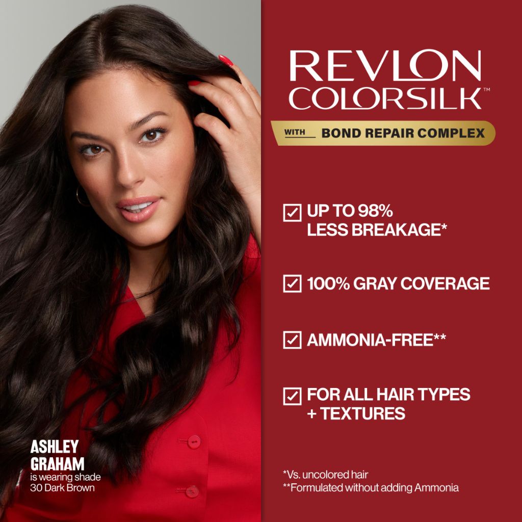 Revlon ColorSilk with Bond Repair Complex| Permanent Hair Color| 60 Dark Ash Blonde (Pack of 3)