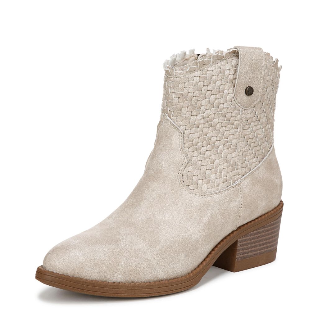 Blowfish Malibu Womens Ricky Western Boot Off White 6.5 M