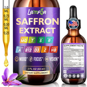 Saffron Extract for Anxiety Relief & Calm Mood Support | 2 Oz