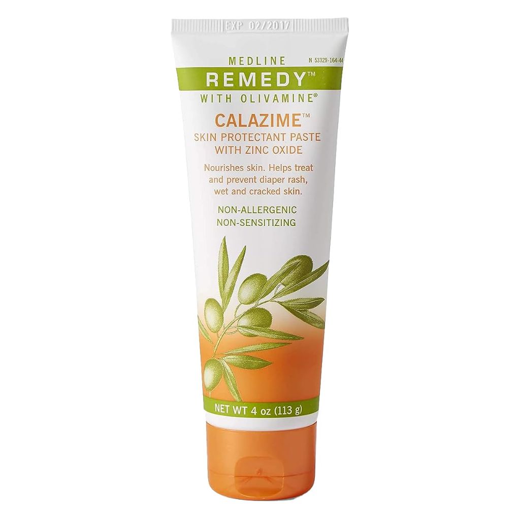 Medline Remedy Olivamine - Calazime Skin Protectant Paste Cream, 4 Oz