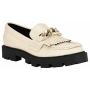Nine West Women's Andme3 Loafer, Ivory , 10M