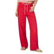 Joe's Jeans The Ryan High Rise Drawcord Jeans in Cherry Red Size 29