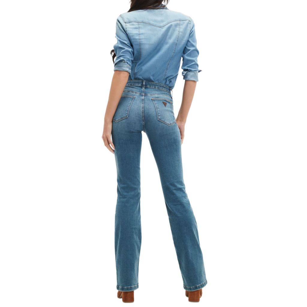 Guess Womens Sexy Boot, Alpha Wash, 27x30