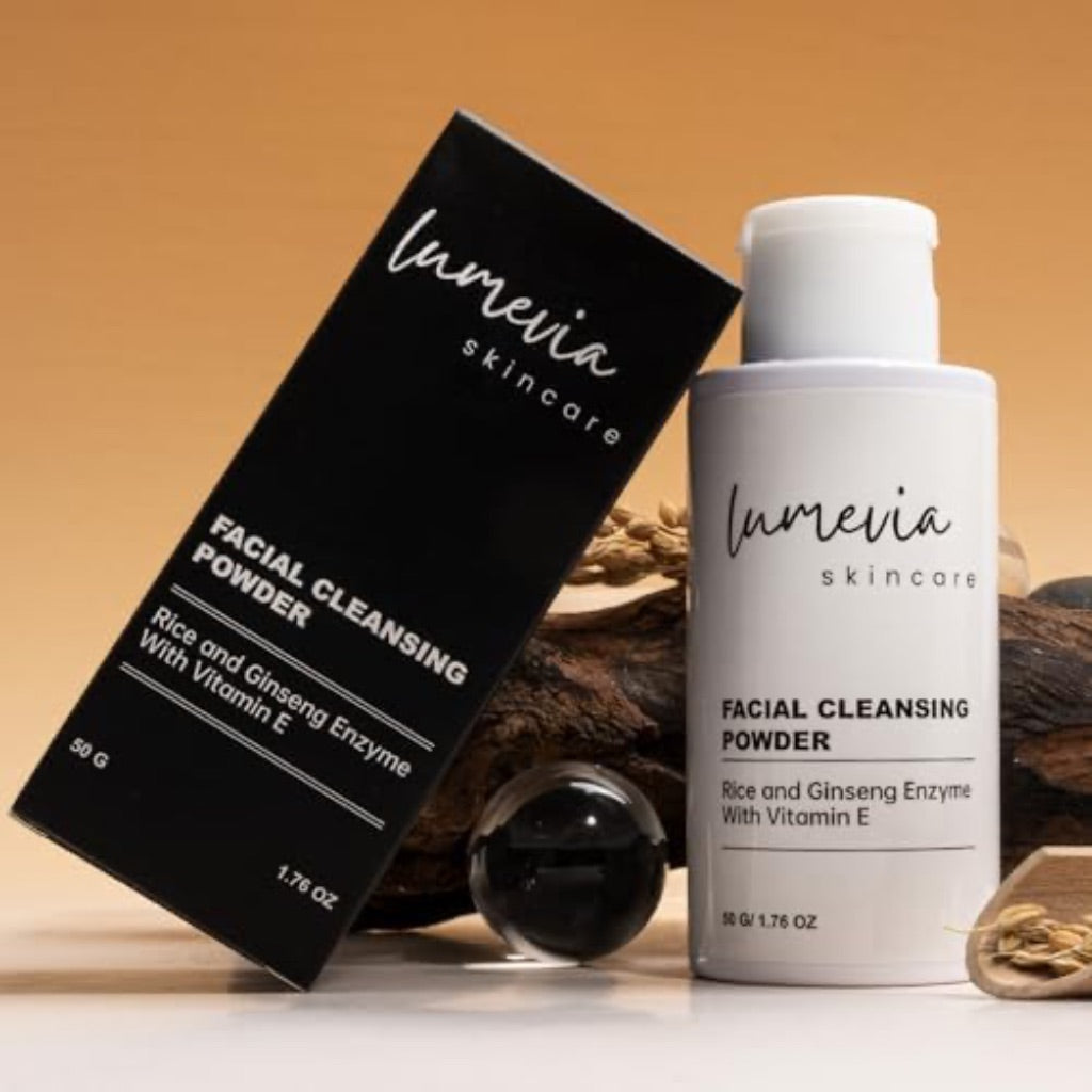 Rice and Ginseng Enzyme Powder Facial Cleanser with Vitamin E, Gently Exfoliates, Hydrating, No Added Fragrance. 50g / 1.76 oz