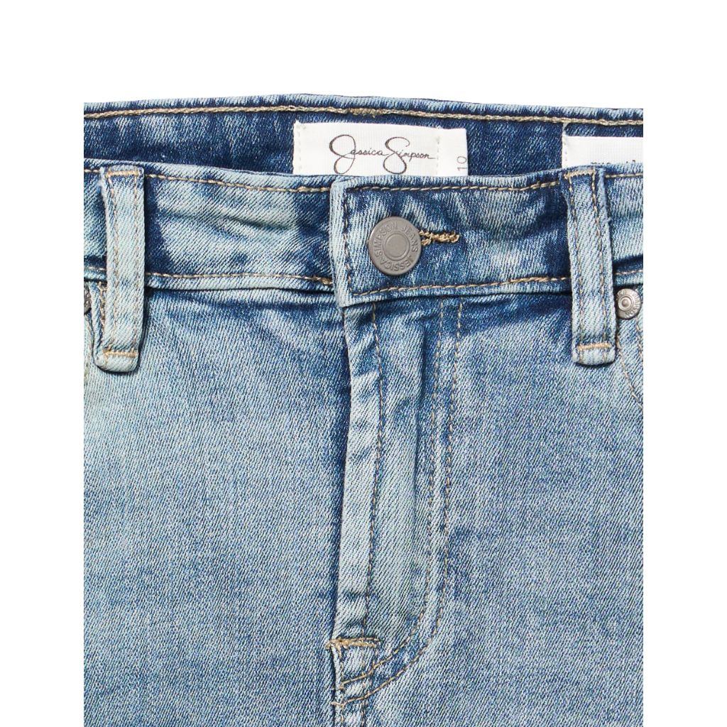 Jessica Simpson Girls' Denim Skirt, Medium WASH, Size 8