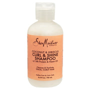 Shea Moisture Sheamoisture's Coconut & Hibiscus Curl & Shine Shampoo, 3.2 Oz
