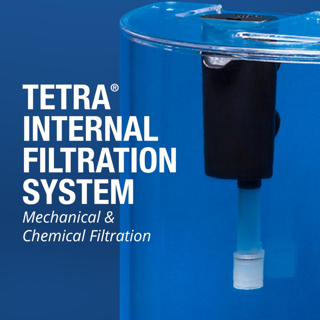 Tetra 3 Gallon Small Fish Tank, Aquarium Starter Kit with Filter