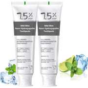 7.5% Hydroxyapatite Toothpaste for Advanced Enamel Protection for Sensitive Teeth - Fresh Mint, 4.23oz (2 Pack)