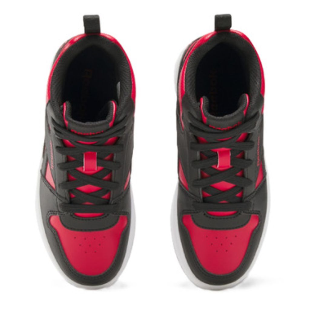 Reebok Boy's Royal Prime Mid 2.0 Sneaker - Vector Red/Black/White, Size 13 Little Kid