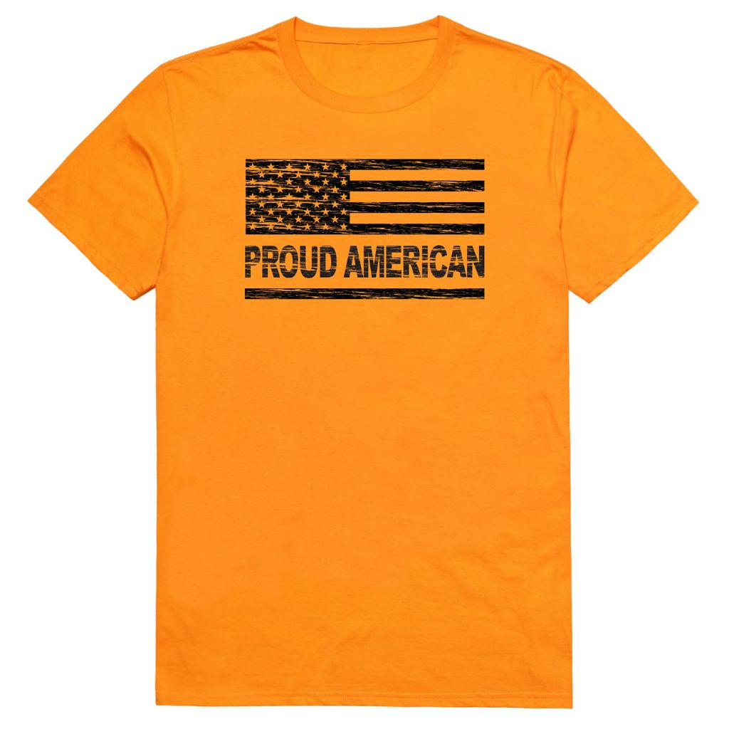 Rapiddominance America Tees Proud American Gold XL, Gold