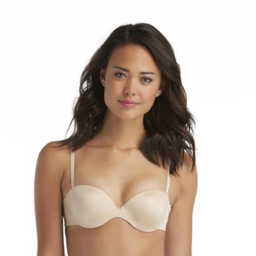 Maidenform Custom Lift Strapless Underwire Bra White 38D Women s