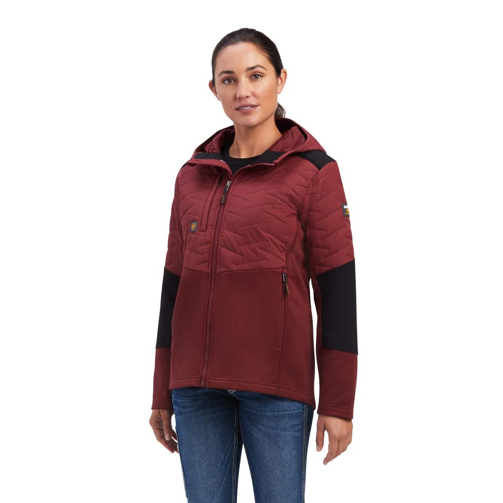 Ariat Female Rebar Cloud 9 Water Resistant Insulated Jacket, Port - size S