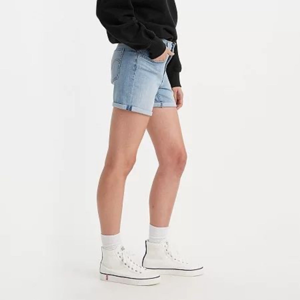 Levi's Mid Length Women's Shorts, Size 32, Polar Seas