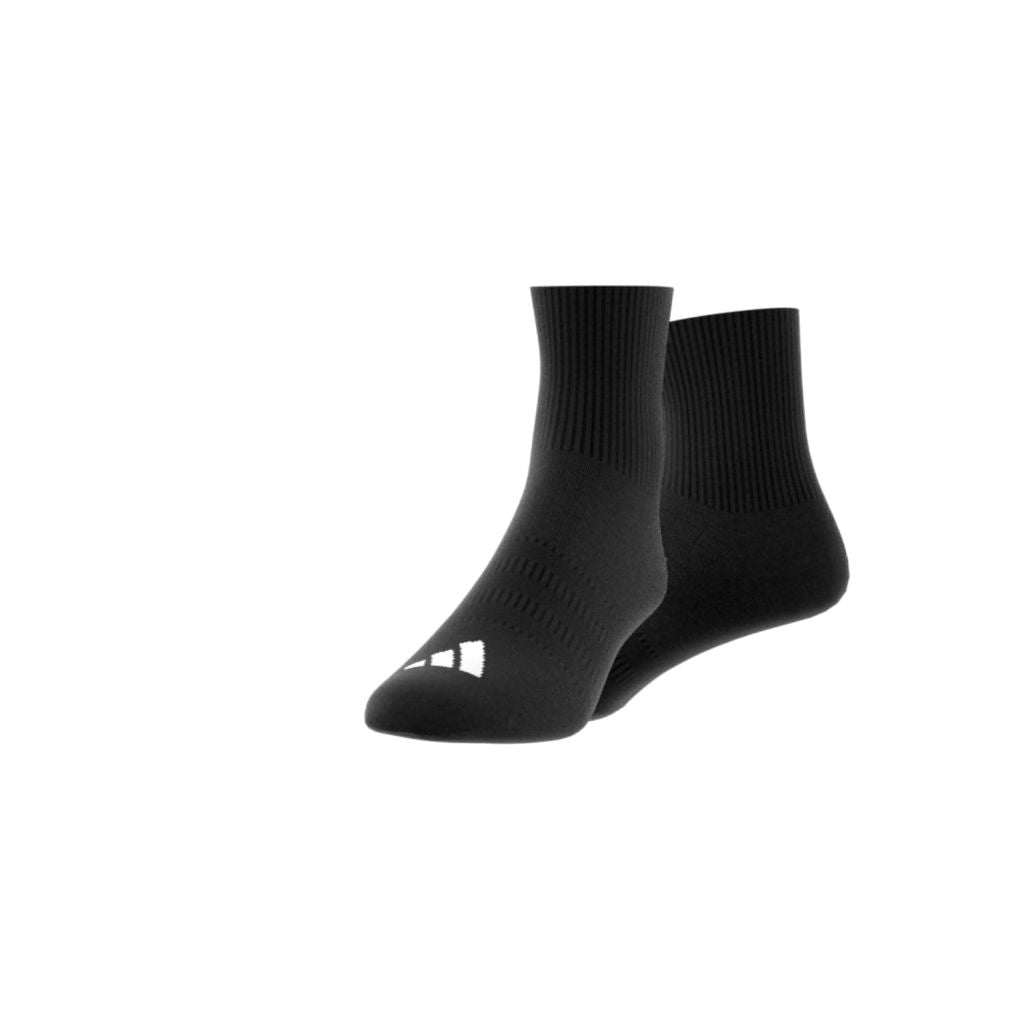Adidas Men's Half Crew Solid Socks, Black, 7-8.5