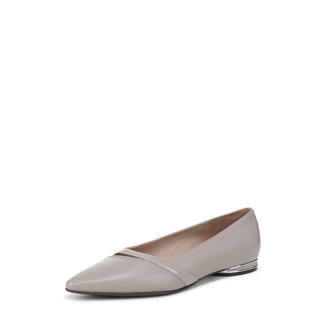 Naturalizer Women's Bria Ballet Flat Soft Mink Grey 9.5 M