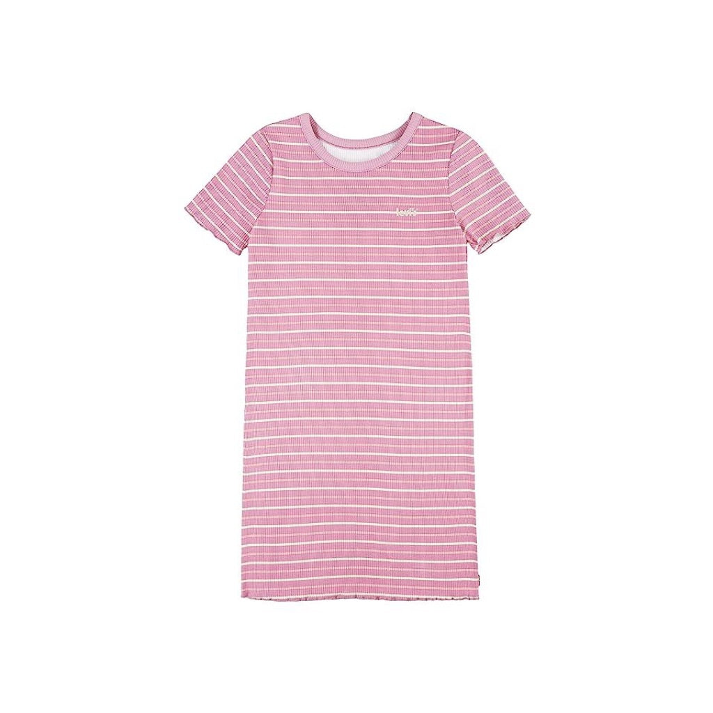 Levis Big Girls Striped Rib T-Shirt Dress Size L