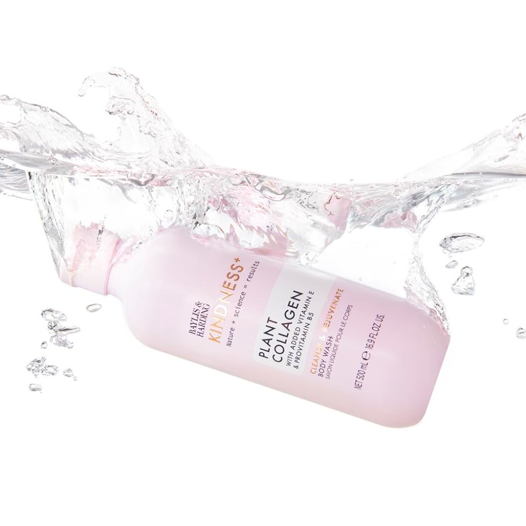 Baylis & Harding Kindness Plant Collagen Body Wash,16.9 Oz Pink multi