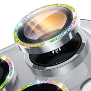 Hoerrye for iPhone 16 Pro / 16 Pro Max Camera Lens Protector - Glitter Colorful