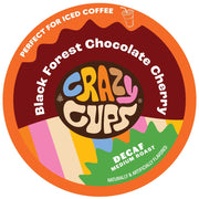 Crazy Cups Decaf Black Forest Chocolate Cherry Coffee Pods | 22 Ct