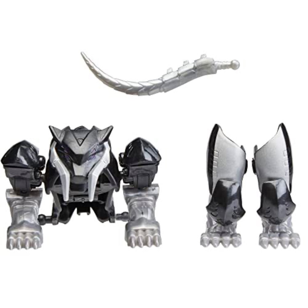 Marvel Mech Strike Mechasaurs 4-Inch Black Panther with Sabre Claw Mechasaur Action Figures Super Hero Toys for Kids Ages 4 and up