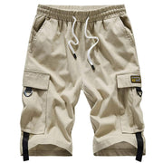 Msmsse Women's Cotton Cargo Shorts Loose Fit Khaki