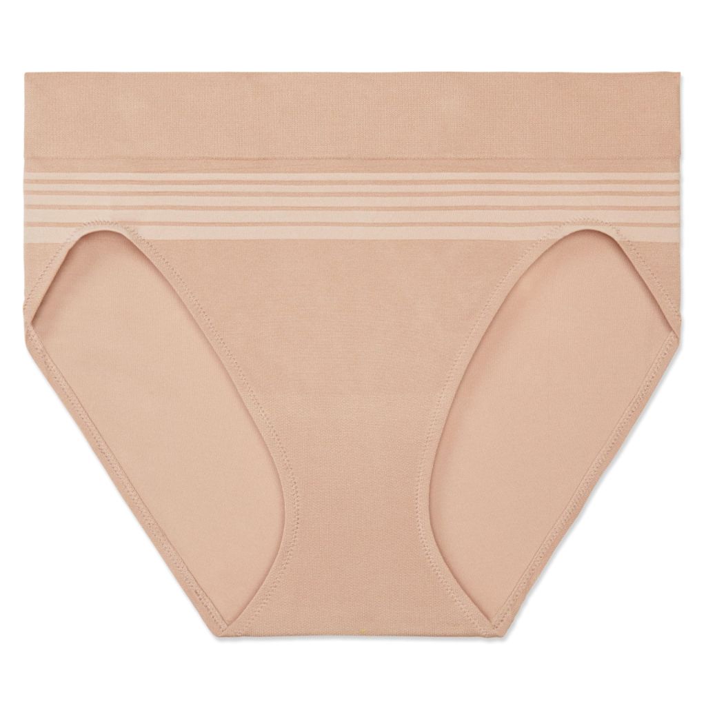 Warners Womens No Pinching No Problems® Dig-Free Comfort Waist Smooth and Seamless Hi-Cut, Burgundy, Small