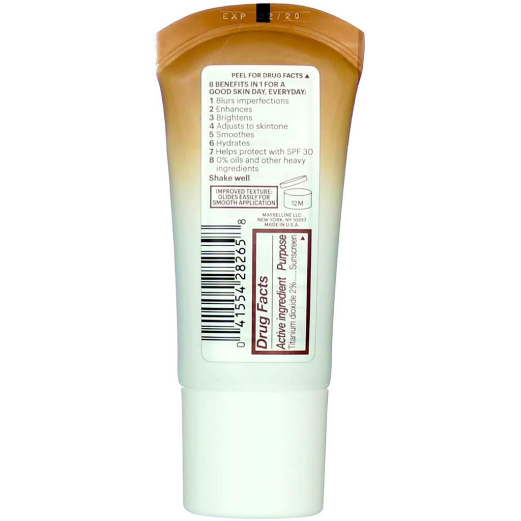 Maybelline Dream Fresh BB 8-in-1 Beauty Balm Skin Perfector SPF 30, Medium/Deep 1 oz