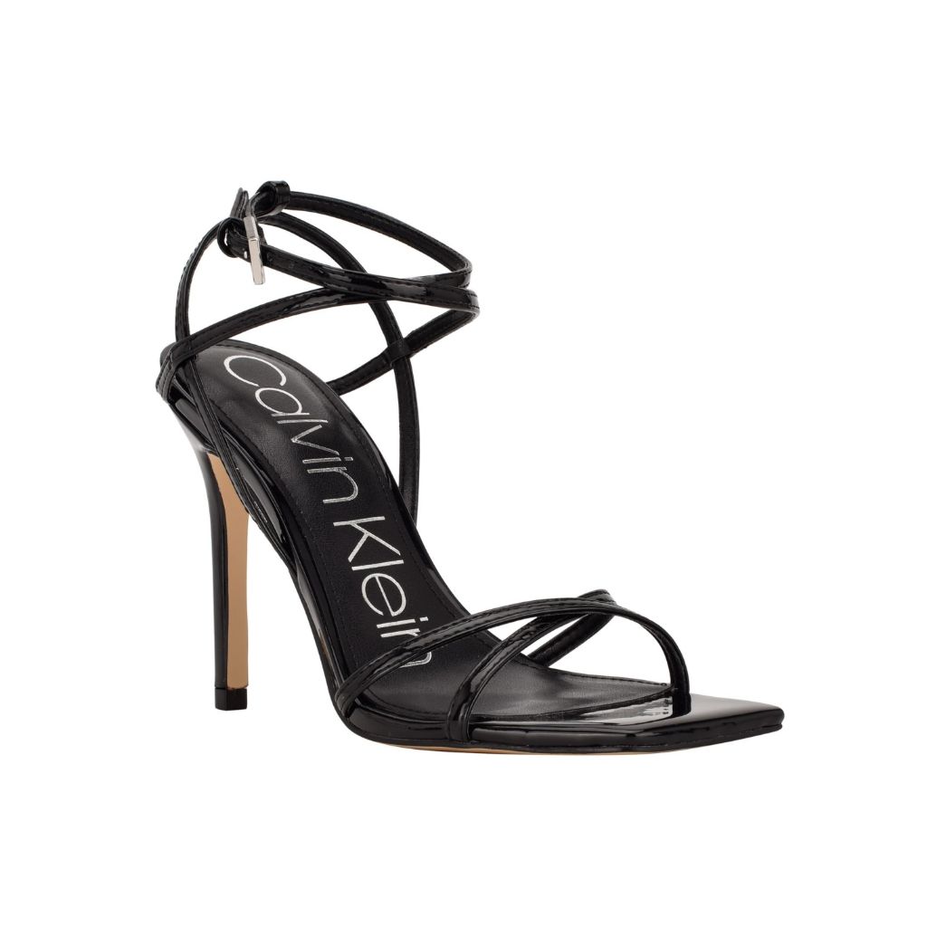 Calvin Klein Women's Tegin Strappy High Heel Sandals - Black, Size 8.5
