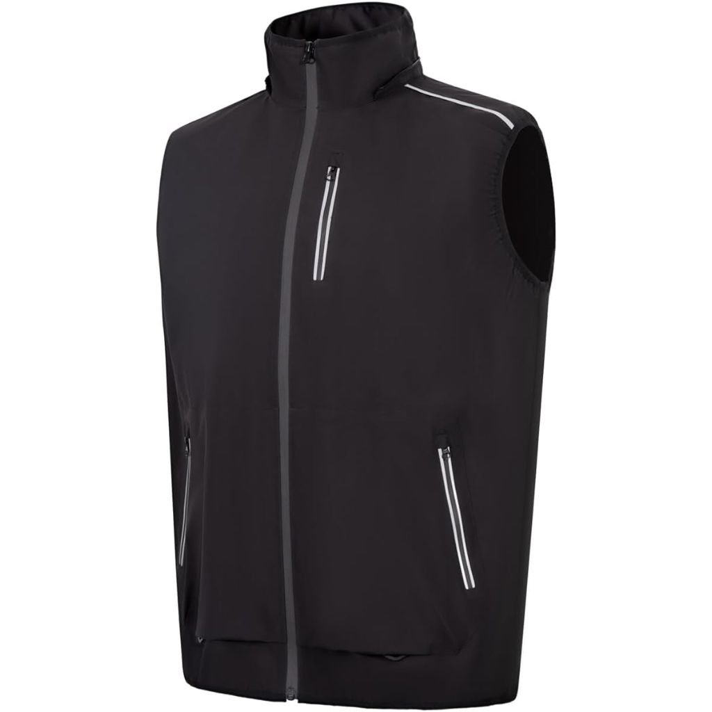 Doruro Boys Softshell Golf Vest - Black, Size 7/8