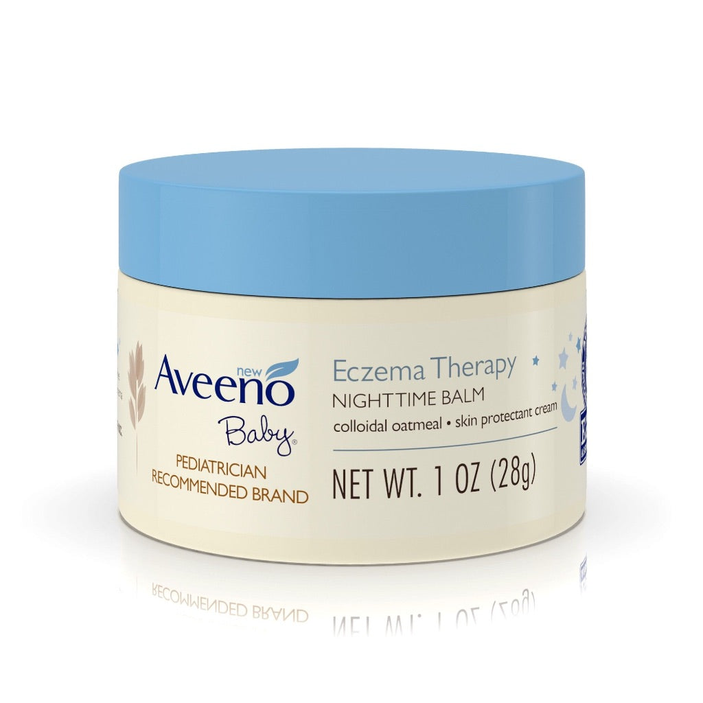 Aveeno Baby Eczema Therapy Nighttime Moisturizing Balm for Dry, Itchy Skin - 1 oz