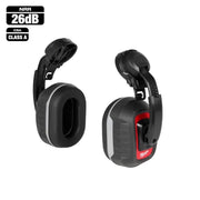 Milwaukee Bolt 26 DB Plastic PPE Ear Muffs Black/Red 1 Pk
