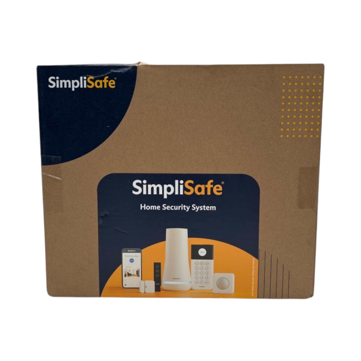 SimpliSafe 5 Piece Wireless Home Security System, Works w/Alexa, Google - White