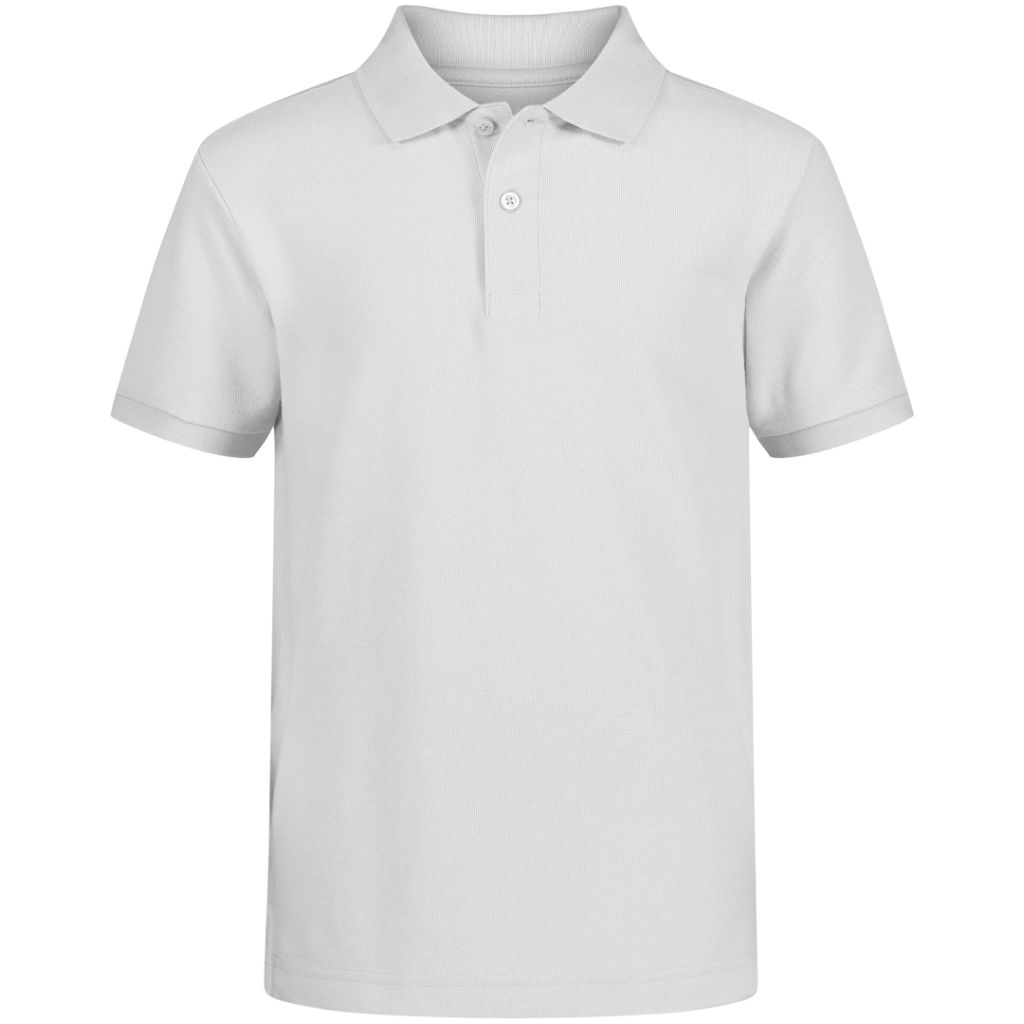 SZ( 18-20 ) XL, Izod Boys' School Uniform Short Sleeve Pique Polo, White, Husky