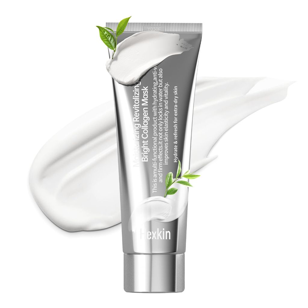 Hexkin Collagen Peel Off Facial Mask - Firming & Hydrating Overnight Mask, 2.82 oz